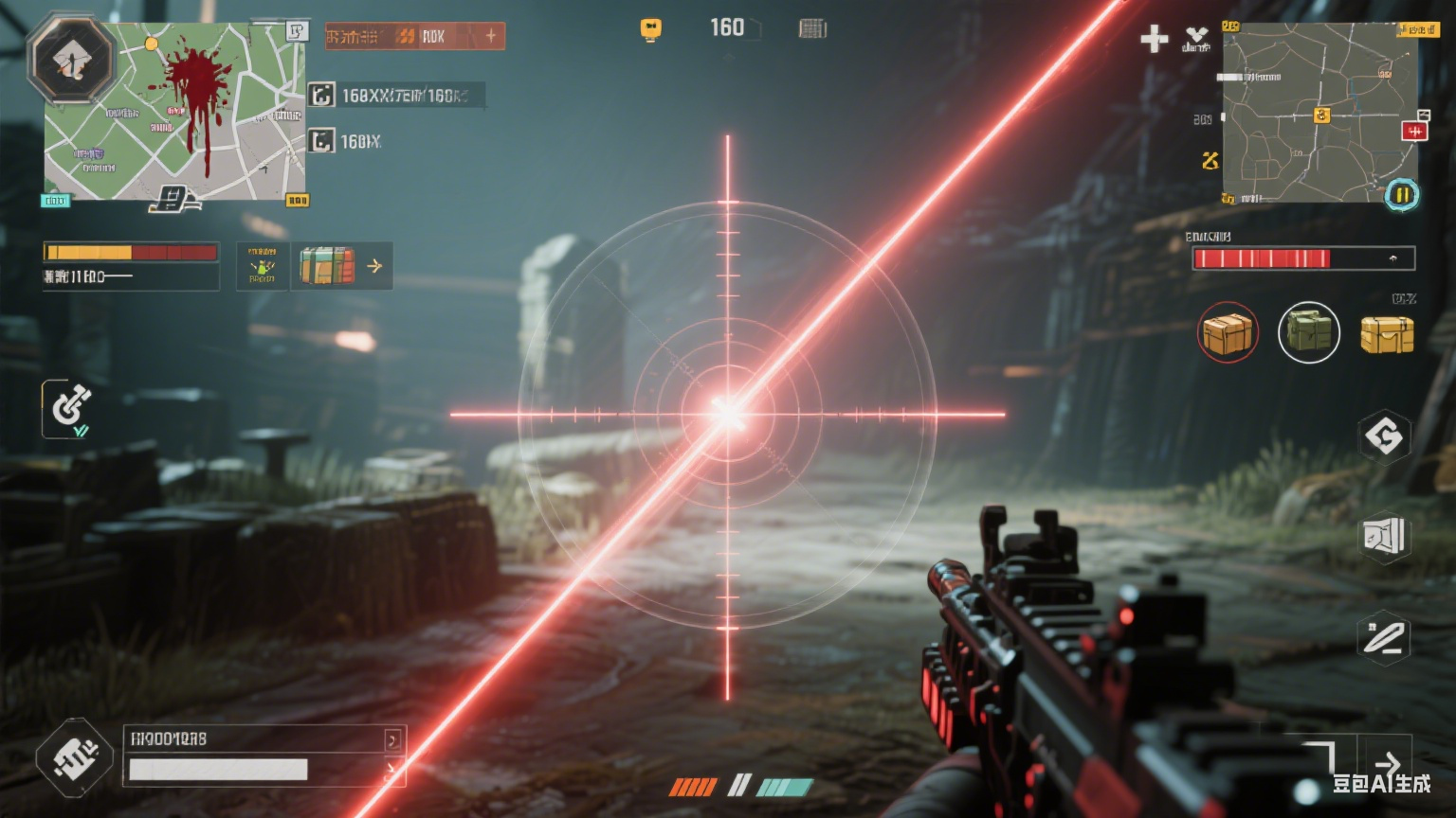 和平精英向卷辅助：和平精英 PC 版自瞄激光瞬击模拟器版，PC 玩家战力升级利器_